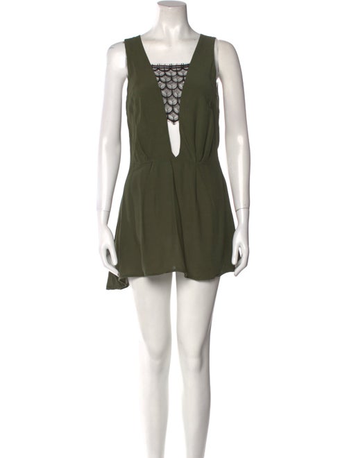 Sandro Square Neckline Mini Dress