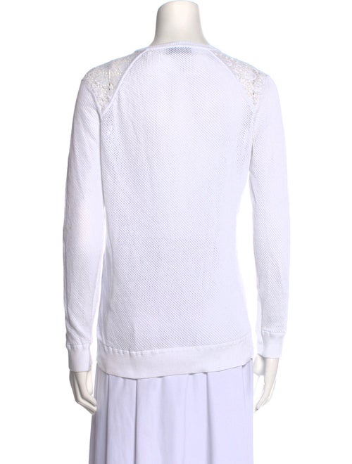 Sandro Crew Neck Long Sleeve Sweatshirt