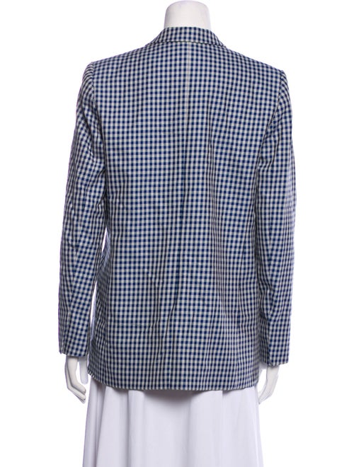 Sandro Plaid Print Blazer