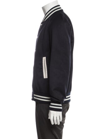 Sandro Striped Varsity Jacket