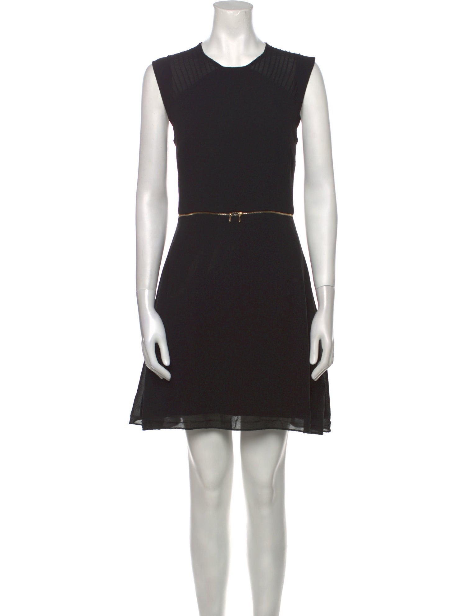 Sandro Crew Neck Mini Dress