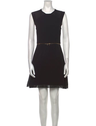 Sandro Crew Neck Mini Dress