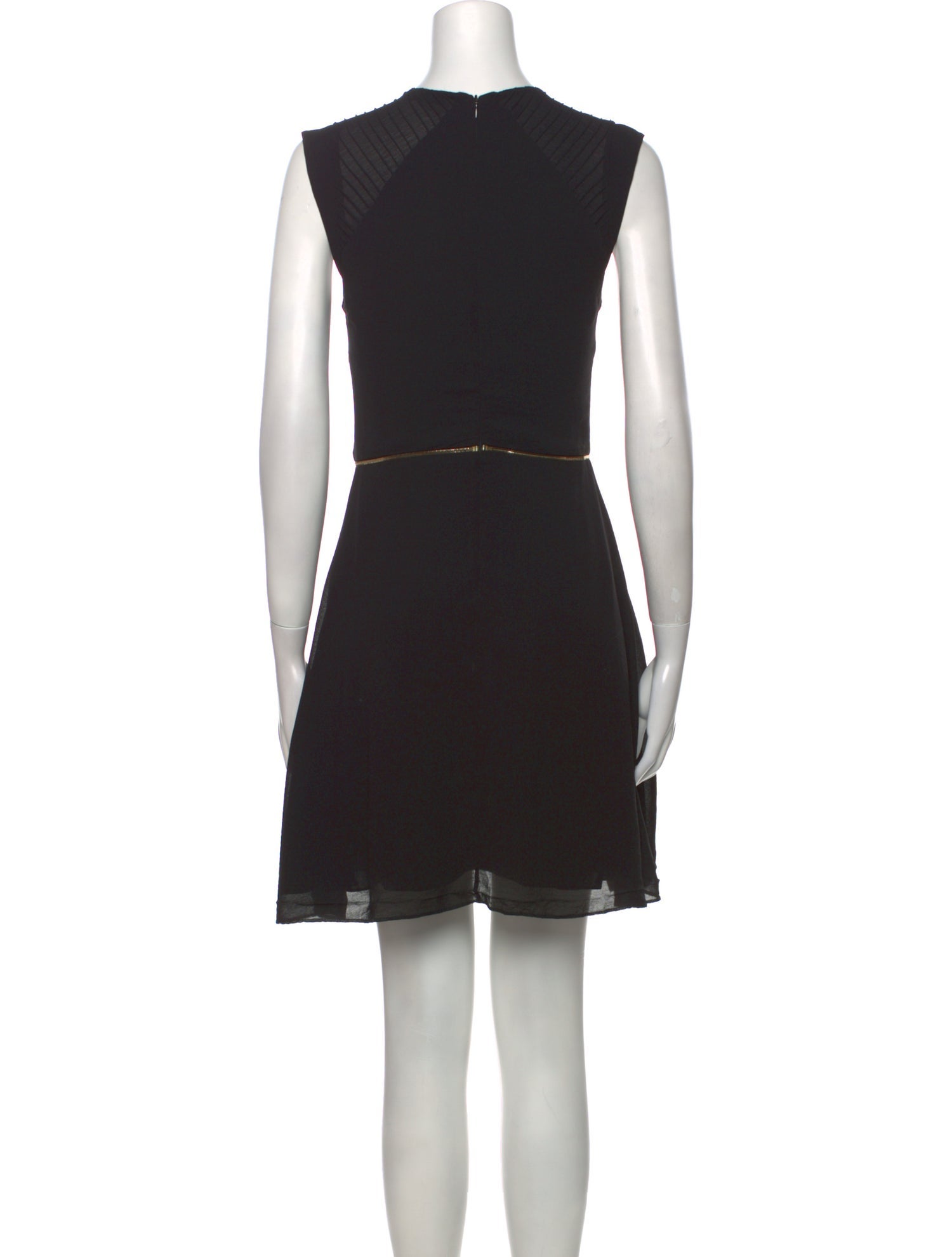 Sandro Crew Neck Mini Dress