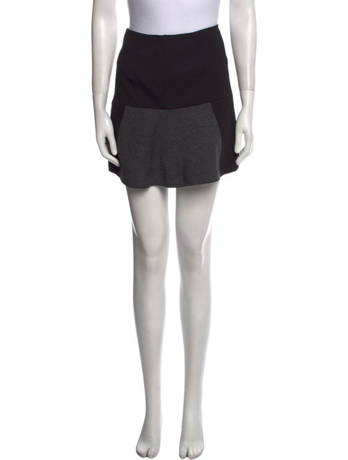 Sandro Colorblock Pattern Mini Skirt