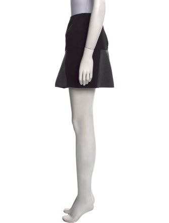 Sandro Colorblock Pattern Mini Skirt