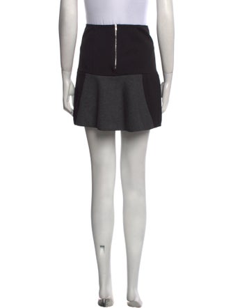 Sandro Colorblock Pattern Mini Skirt
