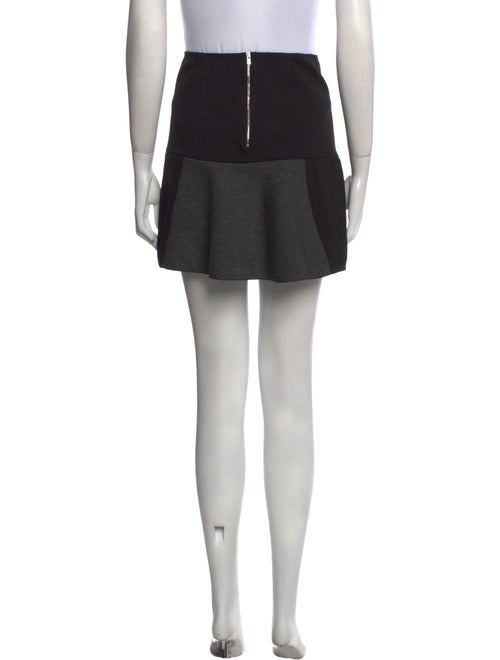 Sandro Colorblock Pattern Mini Skirt
