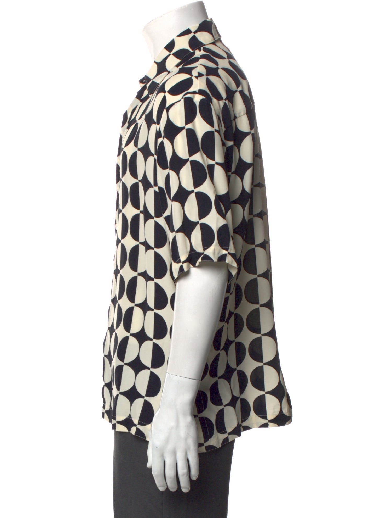 Sandro Printed Short Sleeve Shirt