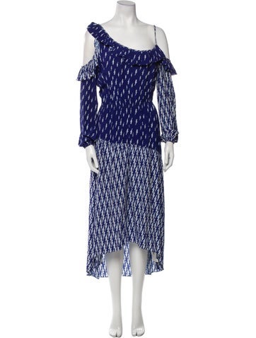 Sandro Dresses Printed Long Dress XS