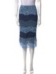 Sandro Lace Pattern Knee-Length Skirt