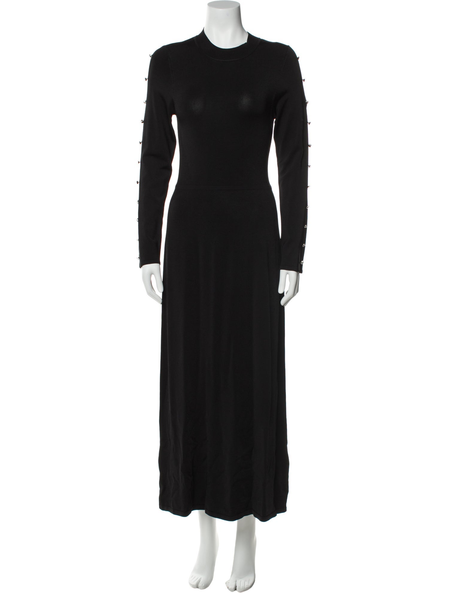 Sandro Crew Neck Long Dress