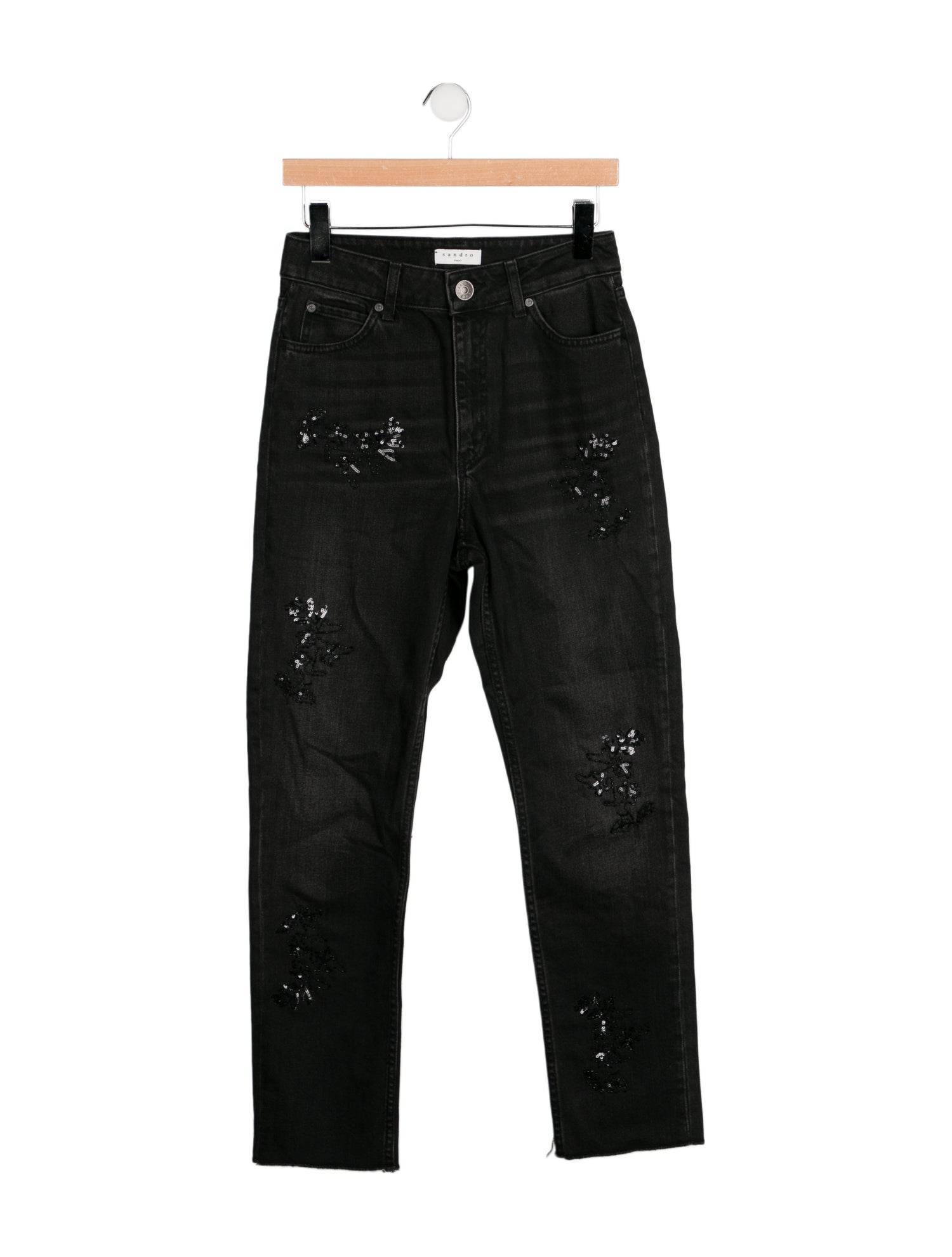Sandro Mid-Rise Skinny Leg Jeans