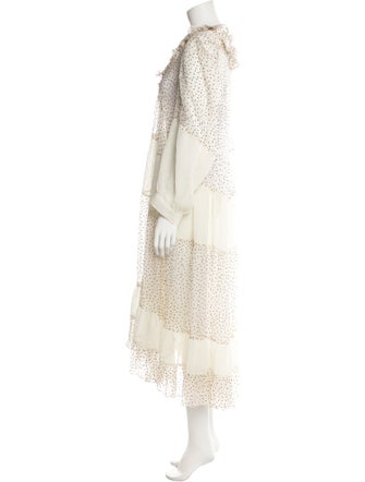 Sandro Silk Long Dress