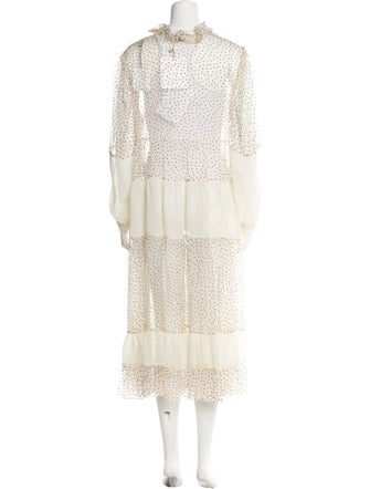 Sandro Silk Long Dress