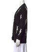 Sandro Printed V-Neck Sweater