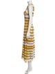 Sandro Striped Long Dress