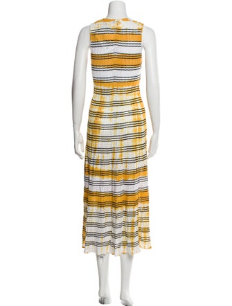 Sandro Striped Long Dress