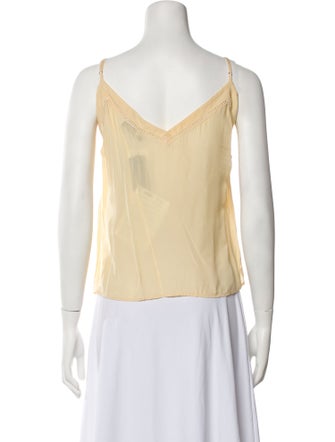 Sandro V-Neck Sleeveless Top