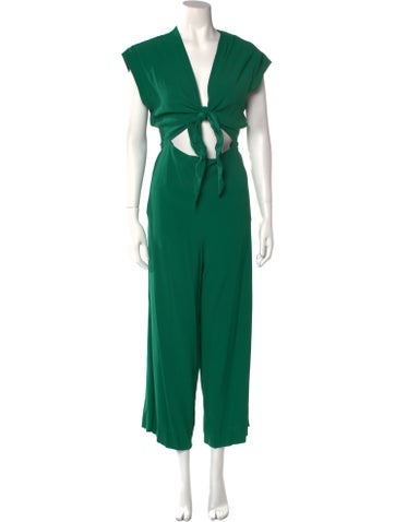 Sandro Jumpsuits and Rompers Plunge Neckline Jumpsuit S