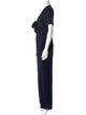Sandro V-Neck Jumpsuit