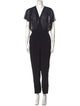 Sandro V-Neck Jumpsuit