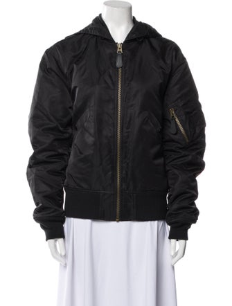 Sandro Nylon Bomber Jacket