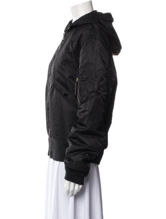 Sandro Nylon Bomber Jacket