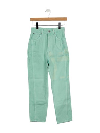 Sandro High-Rise Straight Leg Jeans