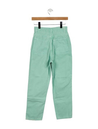 Sandro High-Rise Straight Leg Jeans