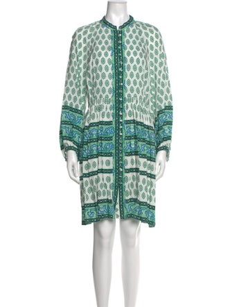 Sandro Printed Knee-Length Dress
