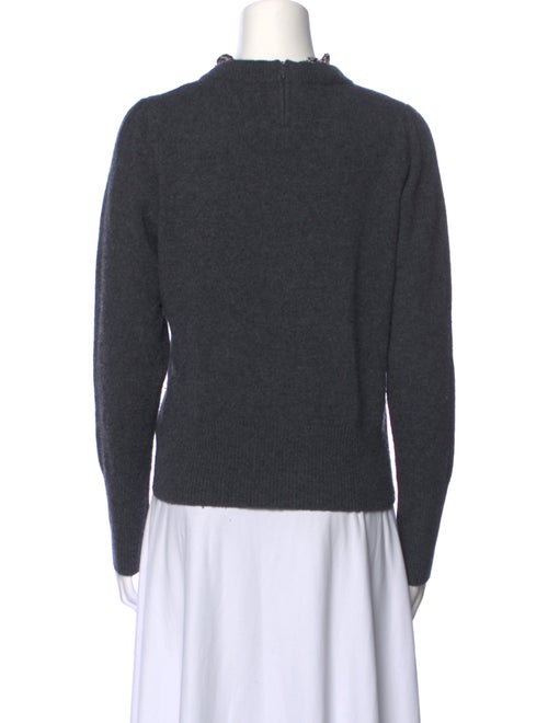 Sandro Wool Mock Neck Sweater