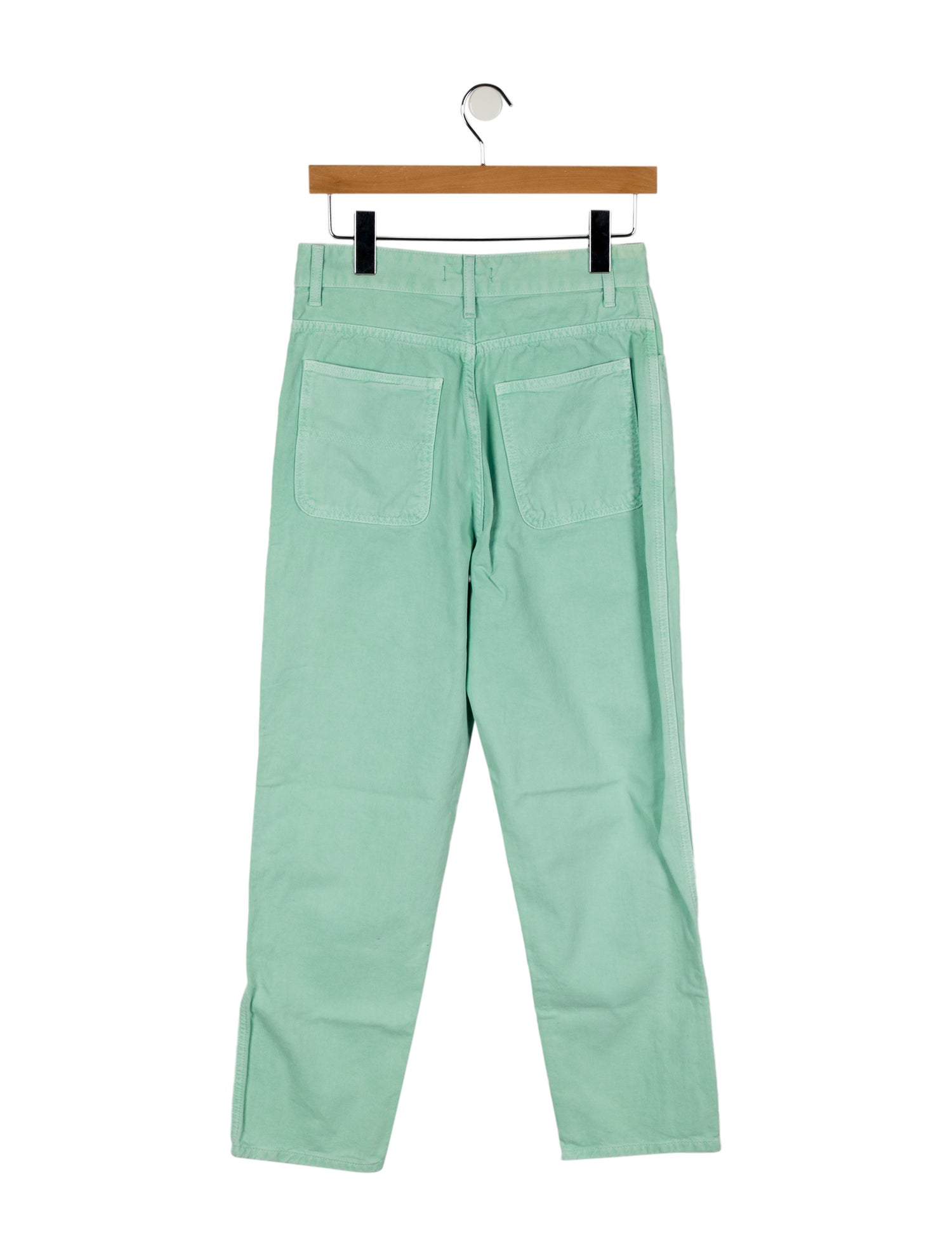 Sandro High-Rise Straight Leg Jeans