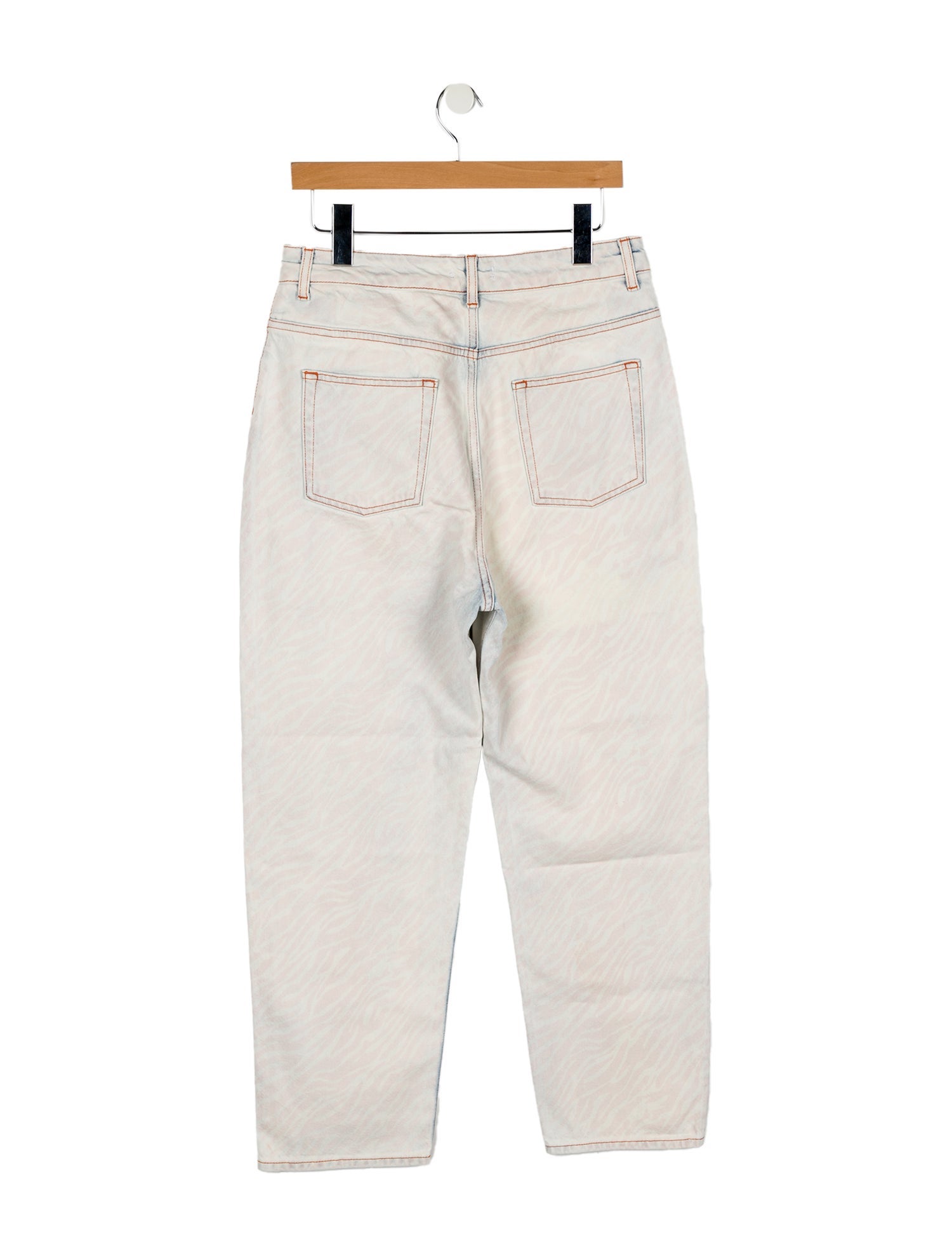 Sandro High-Rise Straight Leg Jeans