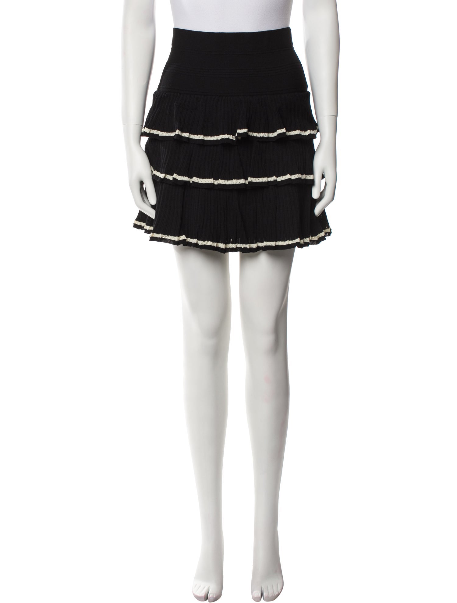 Sandro Striped Mini Skirt