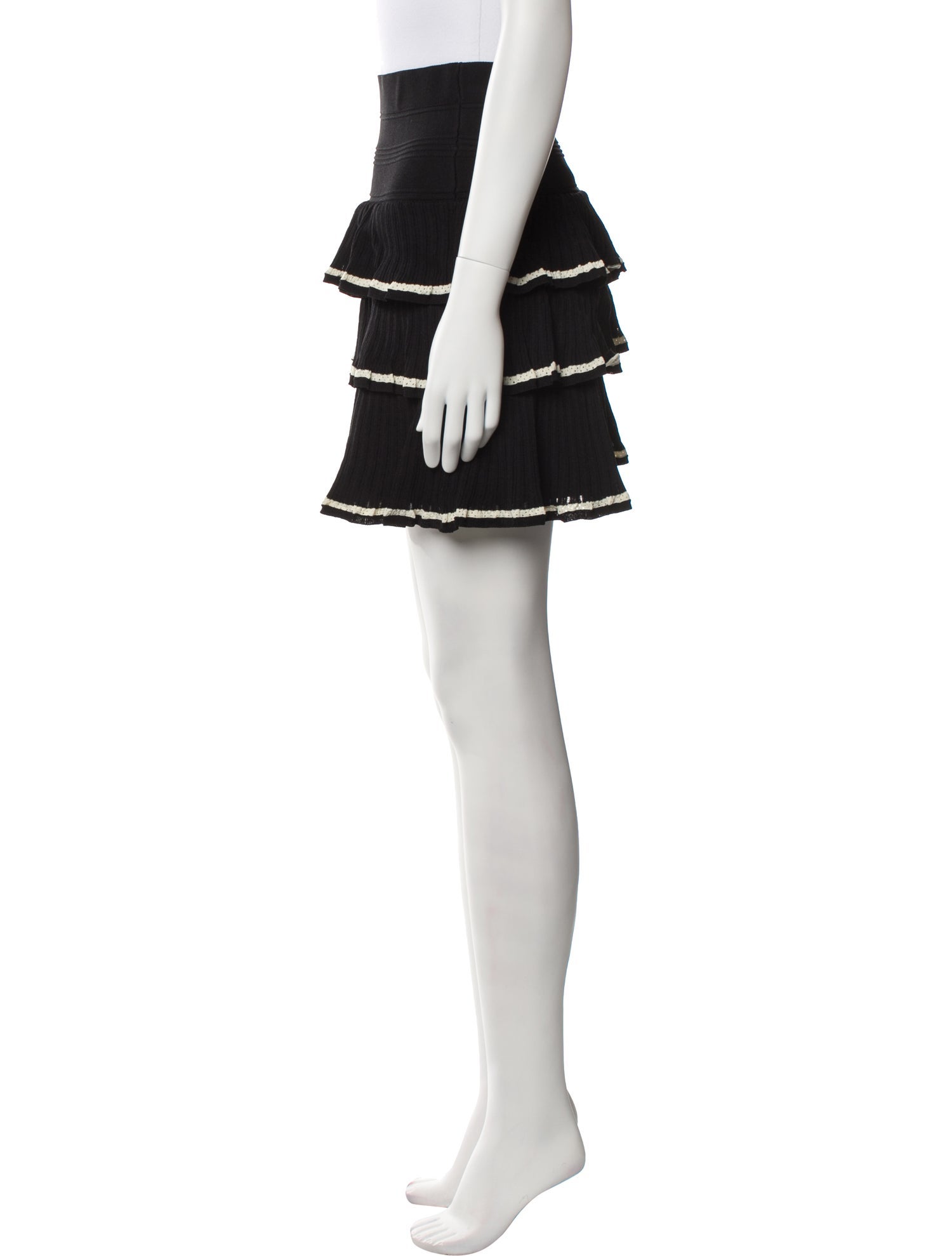 Sandro Striped Mini Skirt