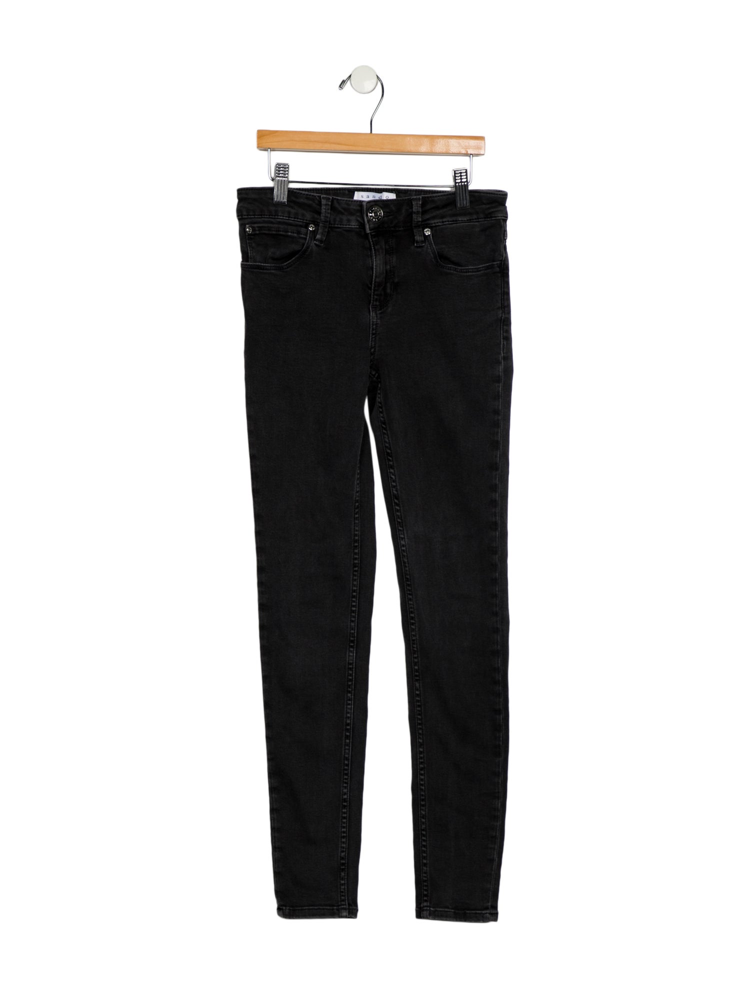 Sandro Mid-Rise Skinny Leg Jeans