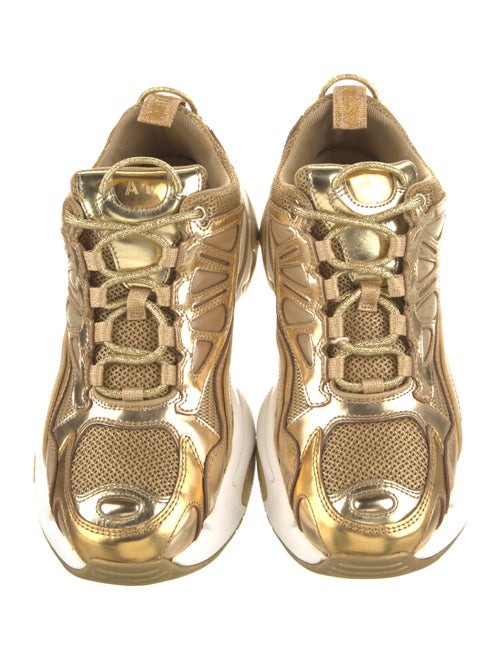 Sandro Patent Leather Chunky Sneakers