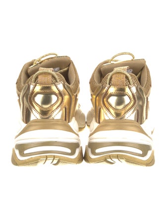 Sandro Patent Leather Chunky Sneakers