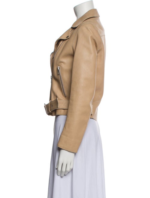 Sandro Leather Biker Jacket