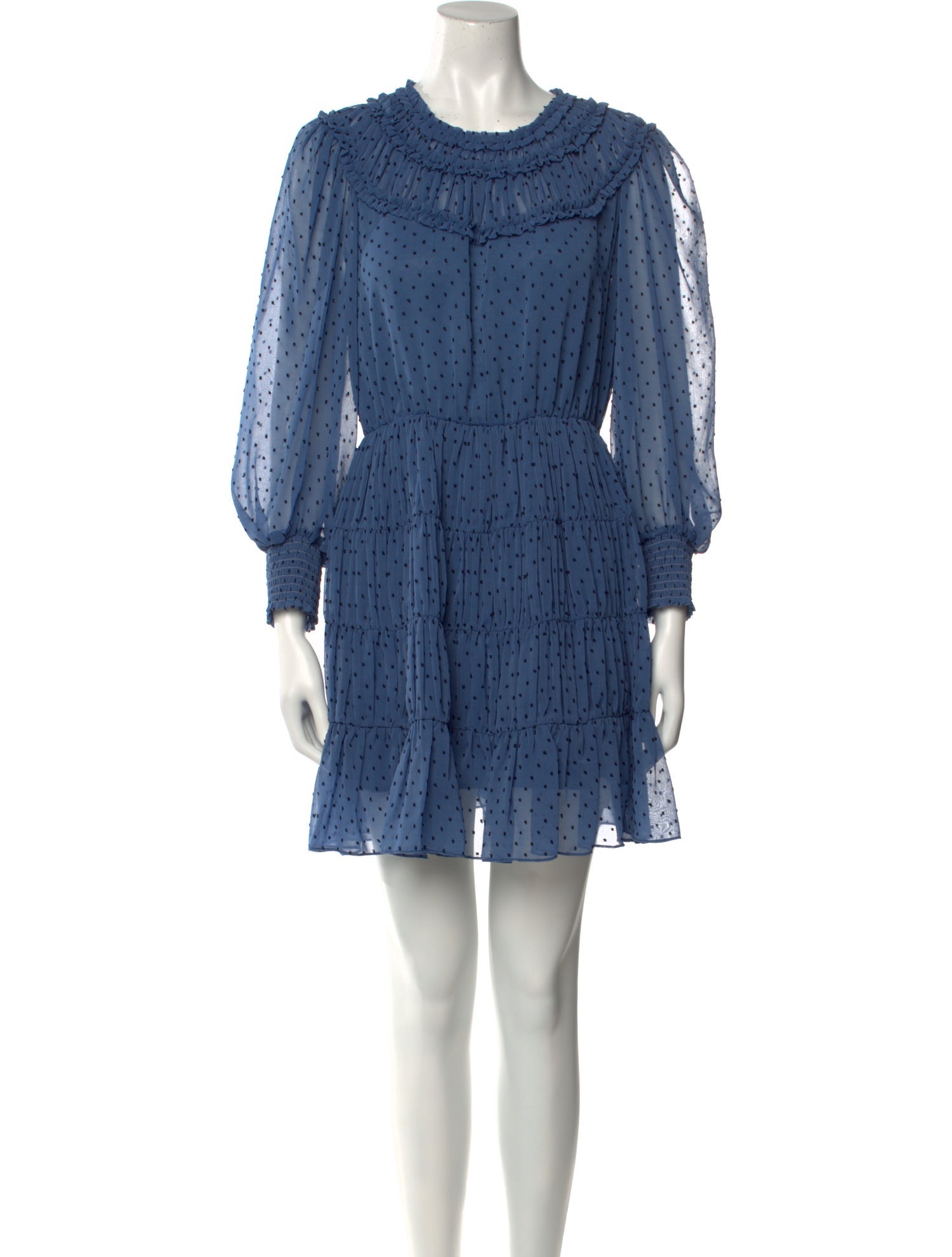 Sandro Printed Mini Dress