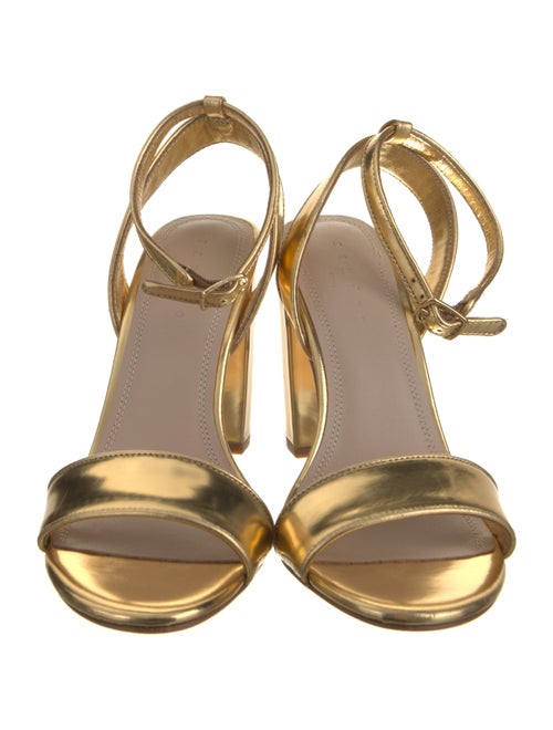 Sandro Patent Leather Sandals