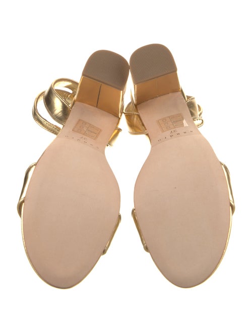 Sandro Patent Leather Sandals