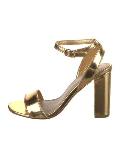 Sandro Patent Leather Sandals