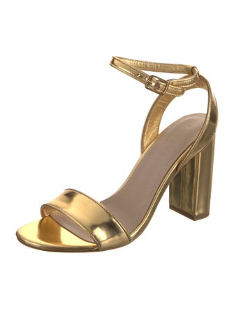 Sandro Patent Leather Sandals