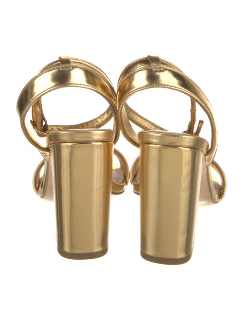 Sandro Patent Leather Sandals