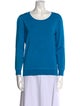 Sandro Scoop Neck Long Sleeve Sweatshirt