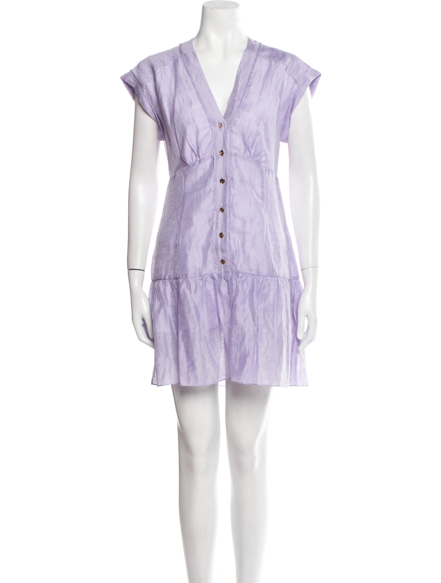 Sandro Linen Mini Dress
