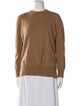 Sandro Camel Hair Crew Neck Sweater