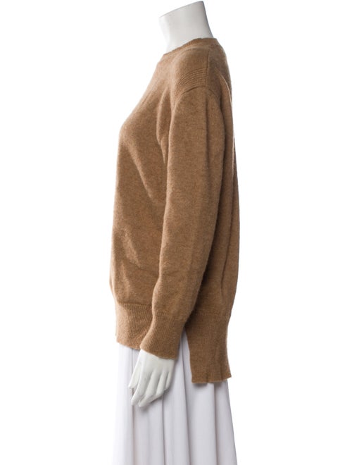 Sandro Camel Hair Crew Neck Sweater