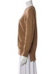 Sandro Camel Hair Crew Neck Sweater